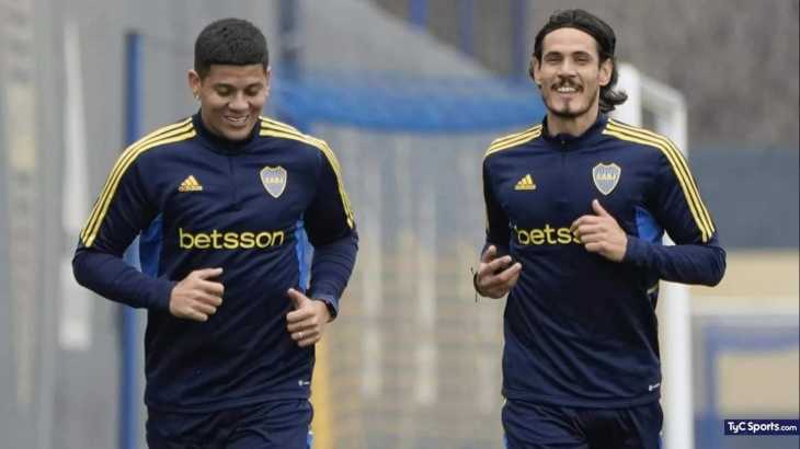 Edinson Cavani y Marcos Rojo, al límite físicamente de cara a Boca vs. Instituto