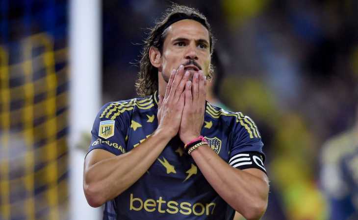Edinson Cavani y un alarmante año: cuántos partidos de Boca se perdió en este 2025