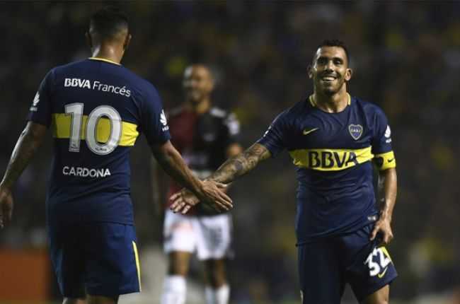 Edwin Cardona y Carlos Tévez vuelven a ser noticia en Boca Juniors
