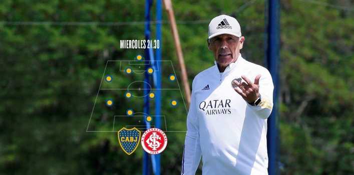 El 11 de Boca para la vuelta contra Inter