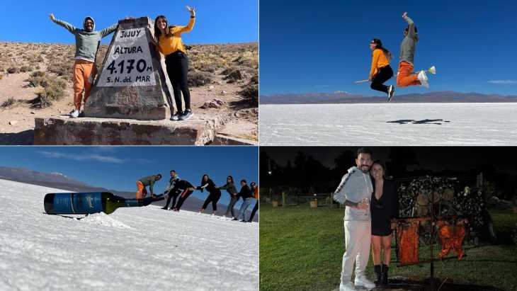 El álbum de fotos de las vacaciones de Carlos Tevez y su familia por el norte de Argentina