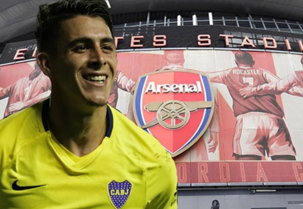 El Arsenal llegó a La Boca con €37 millones para llevarse Pavón