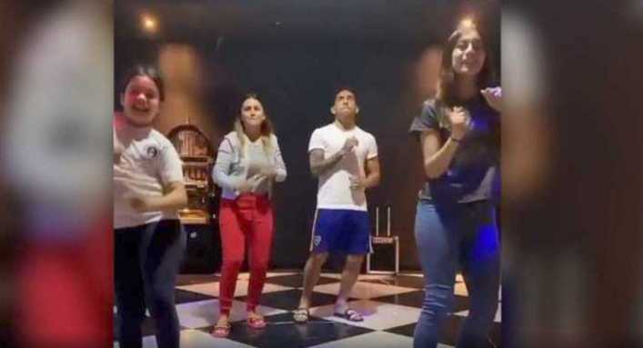 El bailecito tiktoker de Tevez