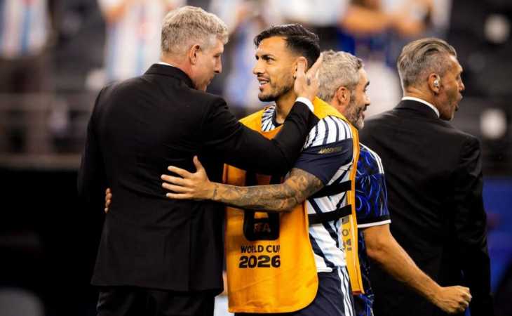 El cálido encuentro entre Leandro Paredes y Martín Palermo en el Mundial 2026
