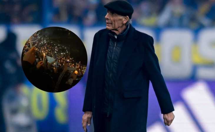 El conmovedor mural de Millonarios para Miguel Ángel Russo: “Jamás te olvidarán”