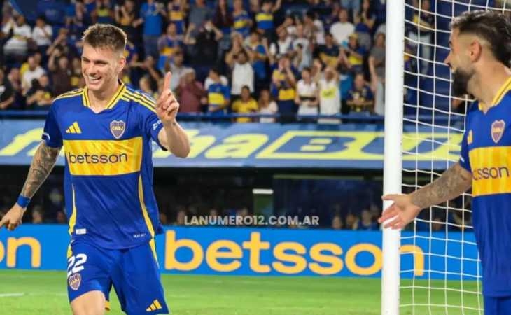 El divertido comentario de Milton Giménez a Zenón tras el tercer gol de Boca: ¿Fuiste vos?