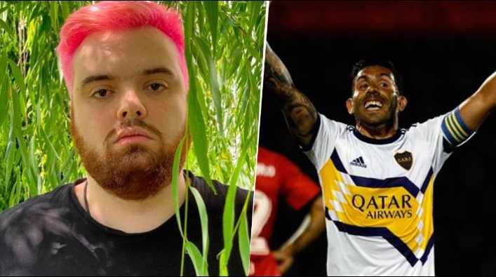 El divertido ida y vuelta entre Carlitos Tevez e Ibai Llanos