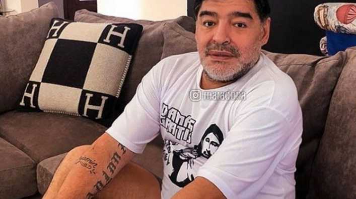 El dolor de Maradona