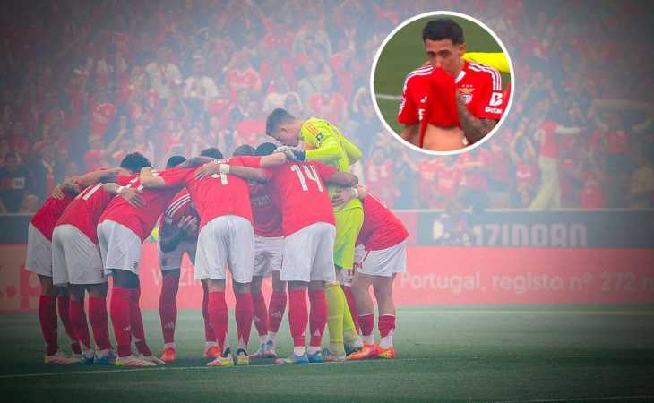 El duro golpe que recibió Benfica antes de Boca: Di María terminó en llanto