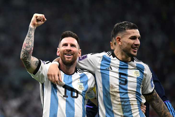 El emotivo mensaje de Paredes a Messi tras ganar la Copa del Mundo con Argentina