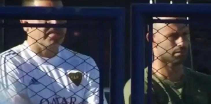 El encuentro entre Mascherano con Riquelme y Battaglia