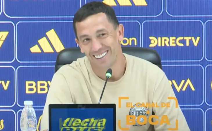 El error viral de Marchesín en la presentación en Boca, ¿sobre River?: No lo tomen a mal jaja