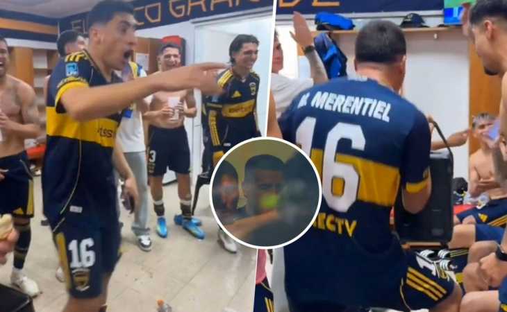 El festejo de los jugadores de Boca con Riquelme: “¿Qué pasa con los turros?”