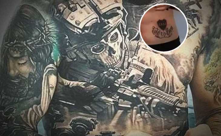 El futbolista que tenía tatuado el escudo de Boca y lo tapó luego de irse del club