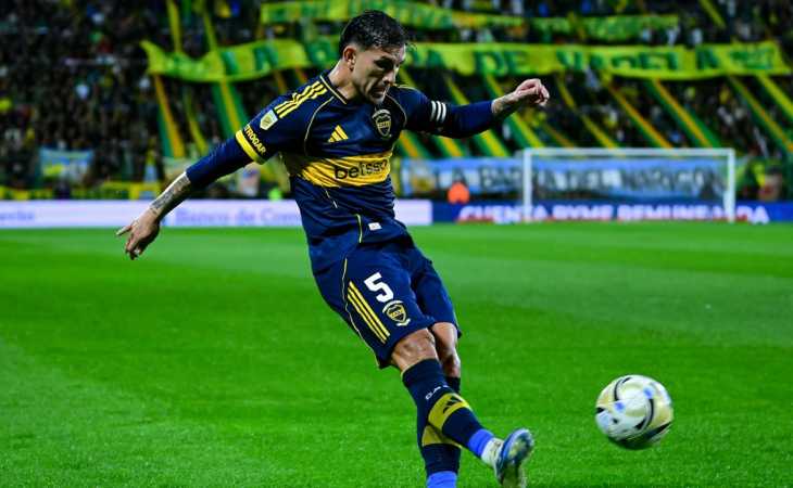 El gesto de impotencia de Leandro Paredes en pleno partido entre Boca y Defensa y Justicia