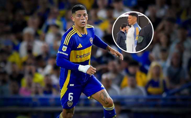El gesto de Marcos Rojo a los hinchas de River que los de Boca reprobaron: “¿Qué hace?”