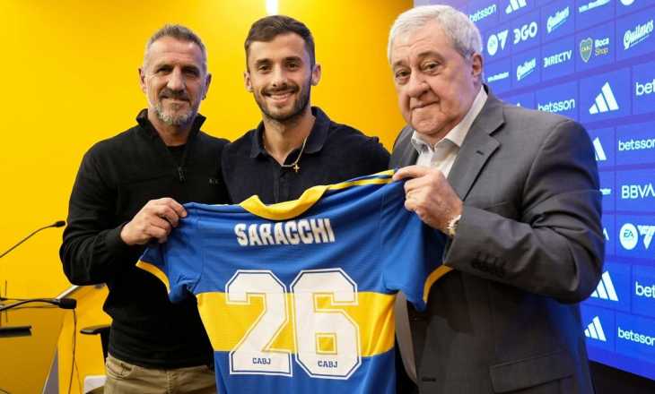 El gesto de Merentiel y Saracchi con Estudiantes de Caseros tras la victoria de Boca