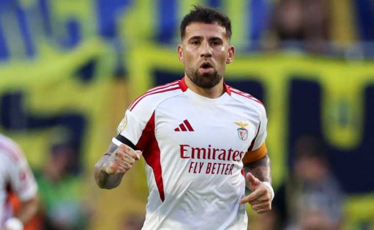 El gesto de Otamendi a los hinchas de Boca tras su gol para el empate de Benfica