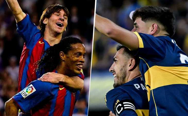 El gesto de Paredes con Tomás Aranda que recordó a uno de Ronaldinho con Messi