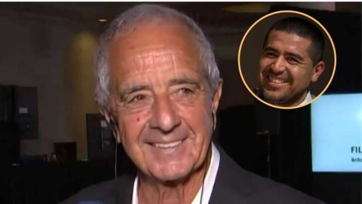 El gesto de Riquelme con DOnofrio tras la coronación de River