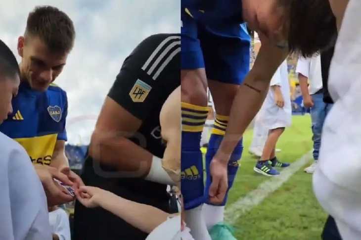 El gesto de un niño enfermo con Kevin Zenón que emociona a todo Boca: Lo voy a usar todos los partidos