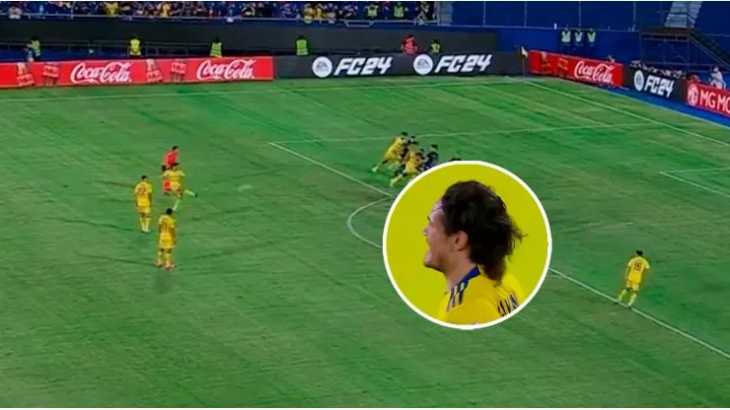 El gol de Cavani de tiro libre para el 2-1 de Boca ante Trinidense por Copa Sudamericana