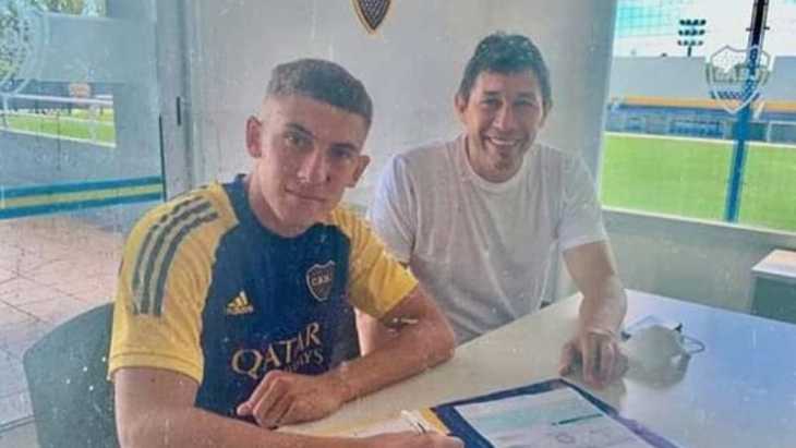 El hijo del Cata Díaz firmó contrato con Boca Juniors