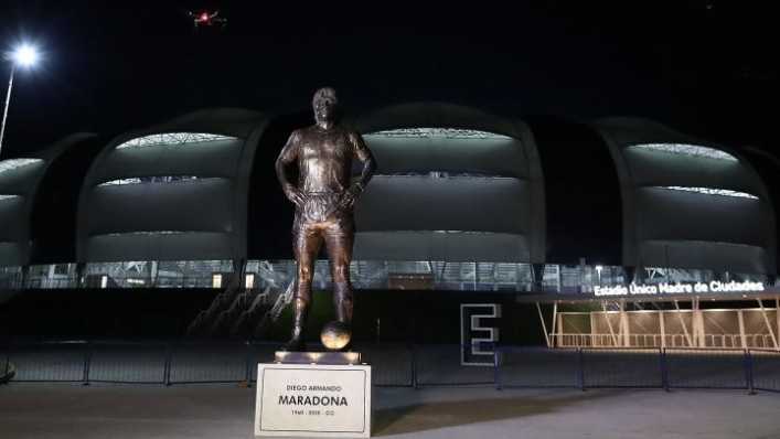 El homenaje de la selección argentina a Maradona en la previa el encuentro con Chile por las Eliminatorias