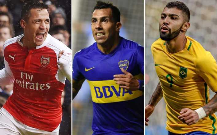El Inter, a por Alexis, Tévez y Gabigol