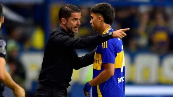 El jugador de Boca que se entrena solo en Ezeiza por decisión de Gago