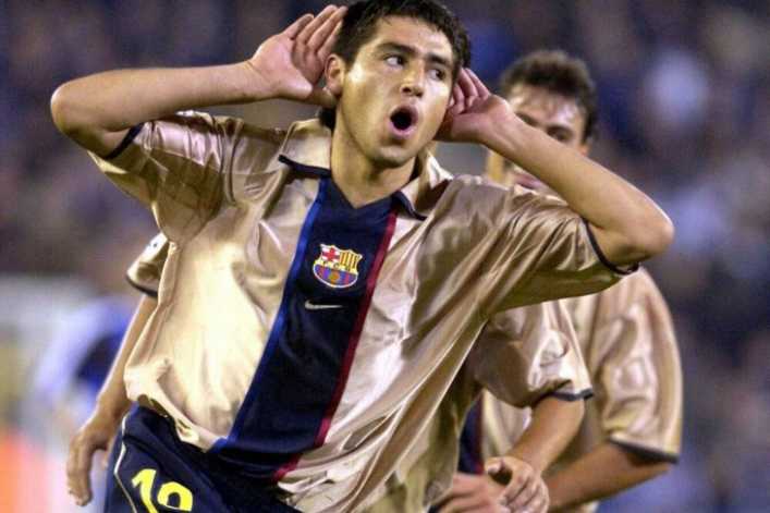 El mejor gol de Riquelme con el FC Barcelona