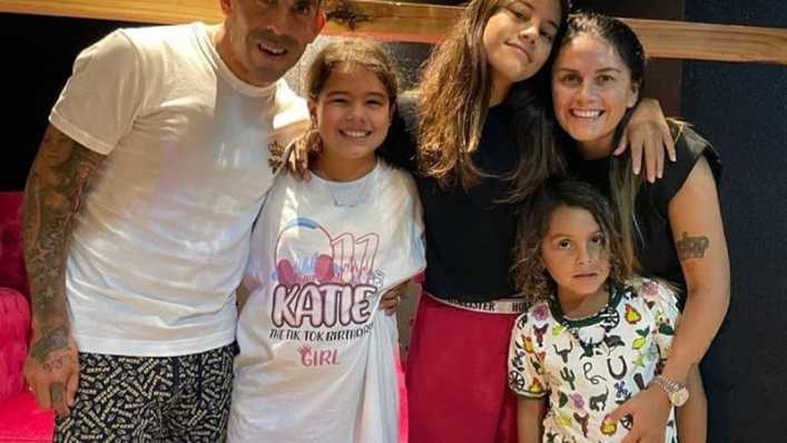 El mensaje de cumpleaños de Carlos Tévez a su hija Katie