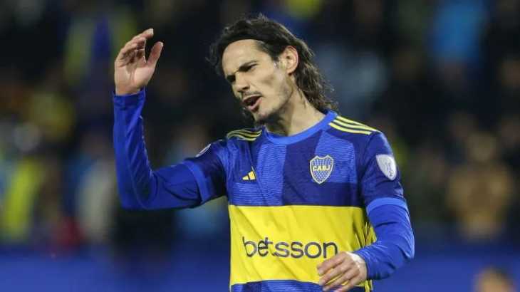El mensaje de Edinson Cavani en plena madrugada tras el empate de Boca ante Fortaleza