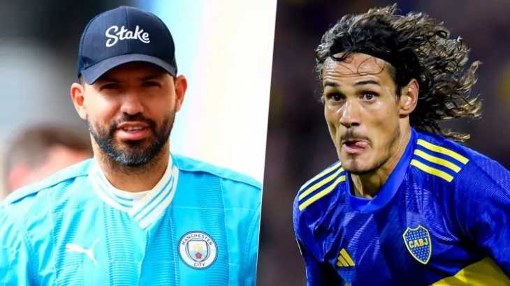 El mensaje en redes sociales del Kun Agüero para Cavani