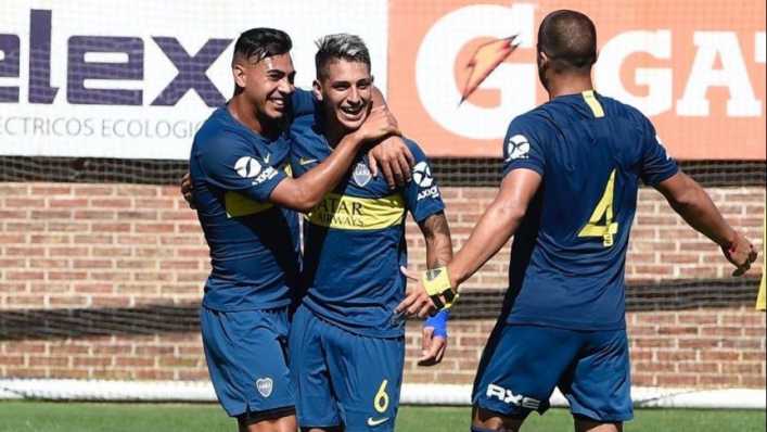 El pibe Ávila comenzó a pagar con goles en Boca