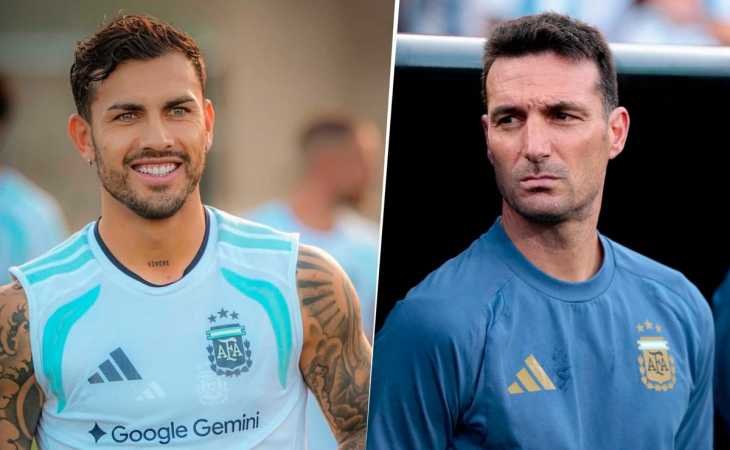 El plan con Paredes: Scaloni lo probó en las últimas prácticas y evalúa su ingreso ante Austria