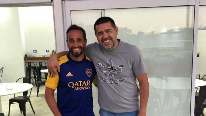 El posteo de Donnet tras charlar con Riquelme