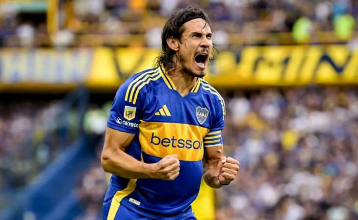 El posteo de Edinson Cavani en redes tras romper la sequía sin goles en Boca