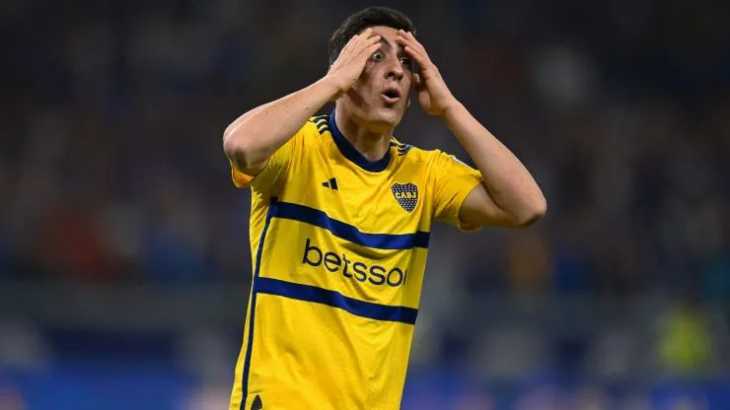 El posteo de Merentiel tras errar el penal de Boca en la Copa Sudamericana: Agradecido
