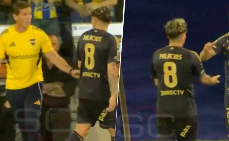 El reclamo de Carlos Palacios en el partido contra Rosario Central: “¿Siempre salgo yo?”