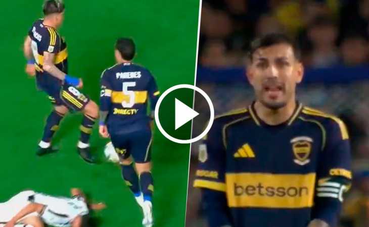 El reclamo de Paredes a un compañero de Boca en pleno partido ante Central Córdoba: “Damela, bol…”