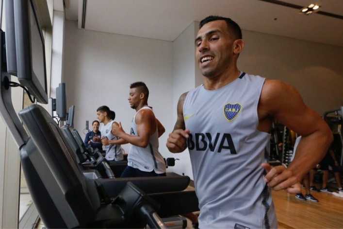 El regreso más esperado: Tévez ya entrenó Boca