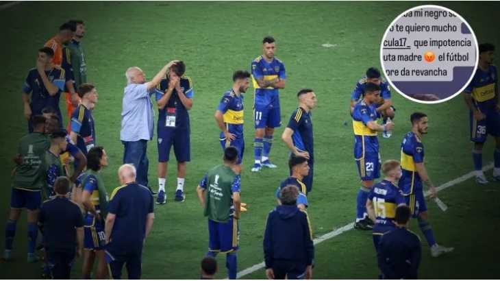 El sorpresivo posteo de Villa tras la derrota de Boca ante Fluminense: Qué impotencia