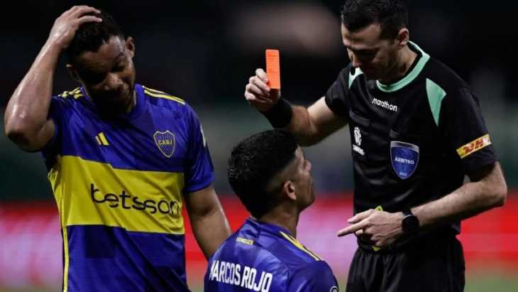 El tremendo sincericidio de Rojo tras su expulsión y la clasificación de Boca a la final: Fui muy...