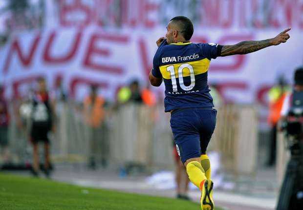 El último Superclásico de Tevez: golazo y festejo interminable