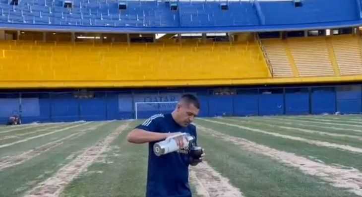 El video de Riquelme en la Bombonera que enloqueció a los hinchas de Boca