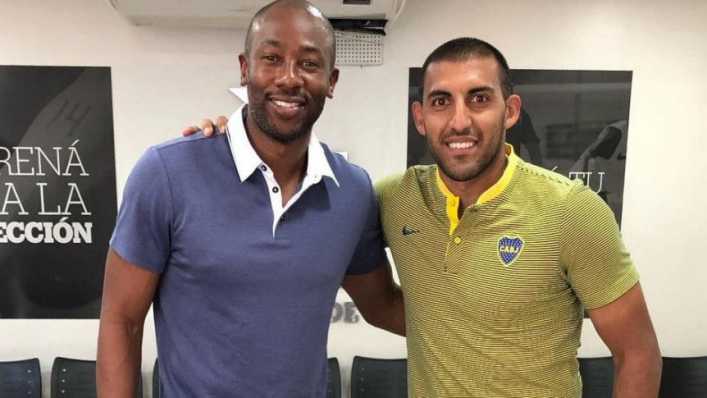 El Wanchope original visitó al Wanchope de la Boca