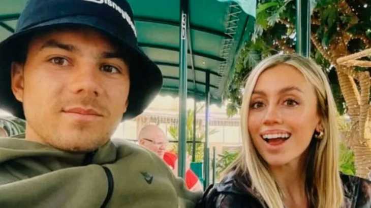 El zarpado apodo de Lucas Blondel a Morena Beltrán en un posteo de sus vacaciones en Miami