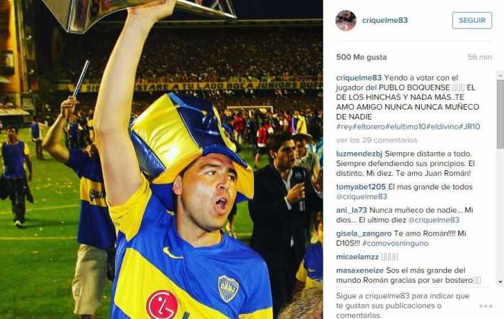 Elecciones en Boca: ¿El hermano de Román y un mensaje para Tevez? Elecciones en Boca: ¿El hermano de Román y un mensaje para Tevez?