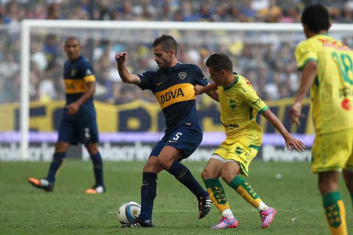 En 15 minutos, Boca tuvo tres lesionados: Gago, con una contractura En 15 minutos, Boca tuvo tres lesionados: Gago, con una contractura
